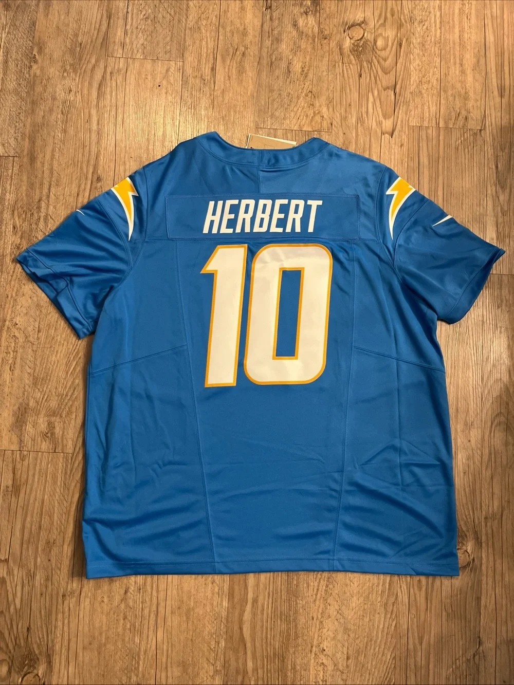 NWT Nike Los Angeles Chargers Justin Herbert Vapor F.U.S.E. Limited Jersey 2XL
